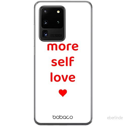 ERT GROUP Mobiltelefonskal för Samsung S20 Ultra original och officiellt licensierat Babaco mönster More self Love 001 anpassad till mobiltelefonens form, TPU fodral 5903932914474