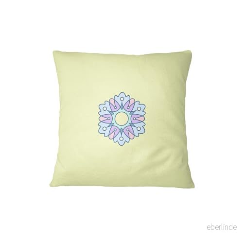 Bona Basics, Dekorativt kuddfodral, örngott, Heminredning, för Soffa, Kafé, Storlek: 45X45 Cm, Färg: Ljusgul 6150015992907