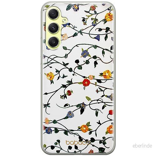 ERT GROUP mobiltelefonfodral för Samsung A34 5G originalt och officiellt licensierat Babaco mönster Flowers 008 optimalt anpassad till formen på mobiltelefonen, fodral tillverkad av TPU plast 5905511775490