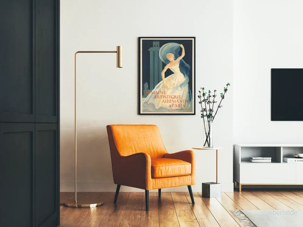 Vintageposter för Tysk konstnärlig vecka i Paris 1937 - Bild 2