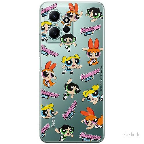 ERT GROUP mobiltelefonfodral för Xiaomi REDMI NOTE 12 4G originalt och officiellt licensierat The Powerpuff Girls mönster 028 optimalt anpassad till formen på mobiltelefonen, gedeeltelijk transparant 5905511973025