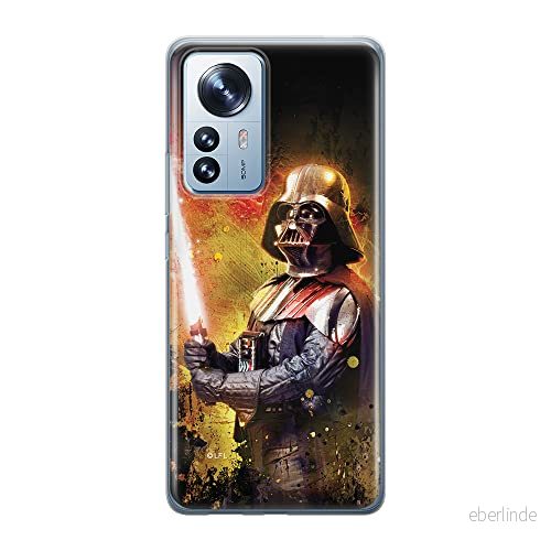ERT GROUP mobiltelefonfodral för Xiaomi 12 / 12X originalt och officiellt licensierat Star Wars mönster Darth Vader 012 optimalt anpassad till formen på mobiltelefonen, fodral tillverkad av TPU plast 5905511475673