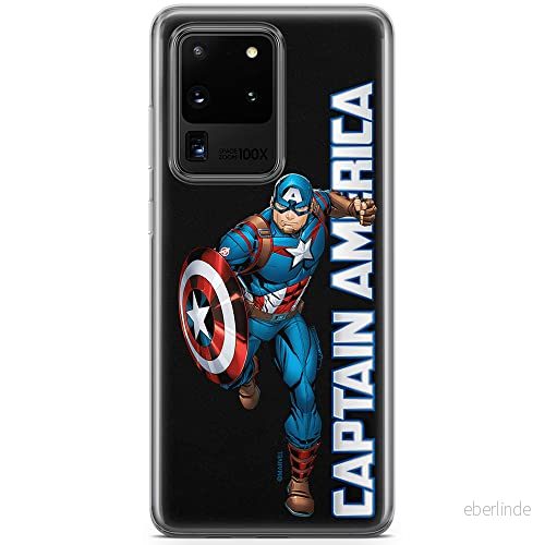 ERT GROUP Mobiltelefonskal för Samsung S20 Ultra original och officiellt licenserat Marvel mönster Captain America 030 optimalt anpassat till mobiltelefonens form, TPU fodral 5904805323010