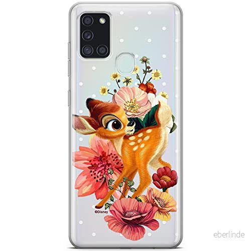 ERT GROUP mobiltelefonfodral för Samsung A21s originalt och officiellt licensierat Disney mönster Bambi 014 optimalt anpassad till formen på mobiltelefonen, gedeeltelijk transparant 5904805362729