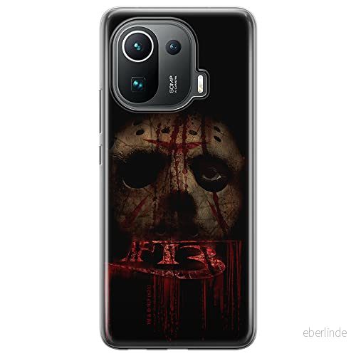 ERT GROUP mobiltelefonfodral för Xiaomi MI 11 PRO originalt och officiellt licensierat Horror mönster Friday the 13th 013 anpassad till formen på mobiltelefonen, fodral tillverkad av TPU plast 5905511110871