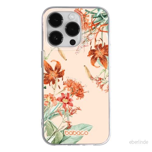 ERT GROUP mobiltelefonfodral för Apple Iphone 14 PRO originalt och officiellt licensierat Babaco mönster Flowers 057 optimalt anpassad till formen på mobiltelefonen, fodral tillverkad av TPU plast 5905131921123
