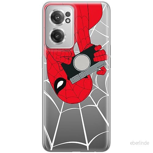ERT GROUP mobiltelefonfodral för OnePlus NORD CE 2 originalt och officiellt licensierat Marvel mönster Spider Man 027 optimalt anpassad till formen på mobiltelefonen, gedeeltelijk transparant 5905795004026