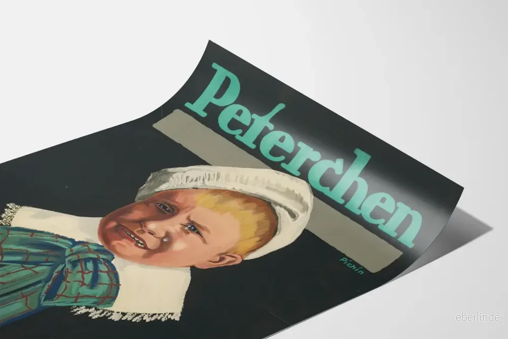 Vintageposter Peterchen som gråter, dekorativ - Bild 3