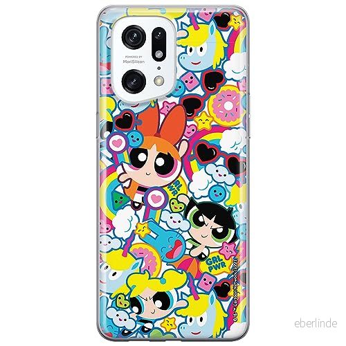 ERT GROUP mobiltelefonfodral för Oppo FIND X5 PRO originalt och officiellt licensierat The Powerpuff Girls mönster 041, fodral tillverkad av TPU plast 5905511984533