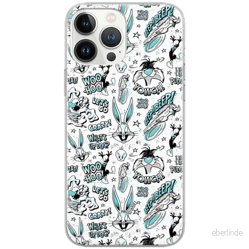 ERT GROUP mobiltelefonfodral för Samsung S9 originalt och officiellt licensierat Looney Tunes mönster 004 Vit optimalt anpassad till formen på mobiltelefonen, fodral tillverkad av TPU plast 5903040893135