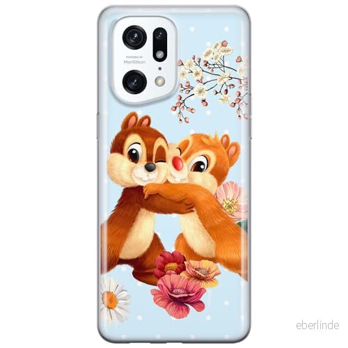 ERT GROUP mobiltelefonfodral för Oppo FIND X5 PRO originalt och officiellt licensierat Disney mönster Chip & Dale 003 optimalt anpassad till formen på mobiltelefonen, fodral tillverkad av TPU plast 5905511402297