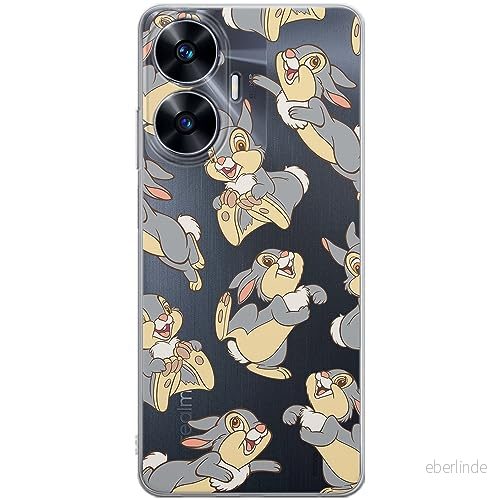 ERT GROUP mobiltelefonfodral för Realme C55 originalt och officiellt licensierat Disney mönster Thumper 003 optimalt anpassad till formen på mobiltelefonen, gedeeltelijk transparant 5905511871420