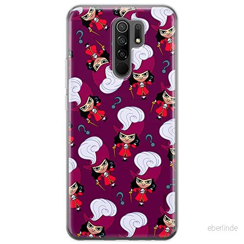 ERT GROUP mobiltelefonfodral för Xiaomi REDMI 9 originalt och officiellt licensierat Disney mönster James Hook 002 optimalt anpassad till formen på mobiltelefonen, fodral tillverkad av TPU plast 5905131448248