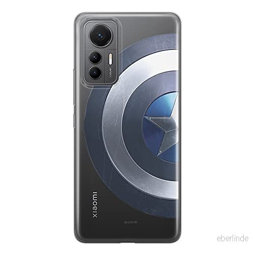 ERT GROUP mobiltelefonfodral för Xiaomi 12 LITE originalt och officiellt licensierat Marvel mönster Captain America 006 optimalt anpassad till formen på mobiltelefonen, gedeeltelijk transparant 5905511499457