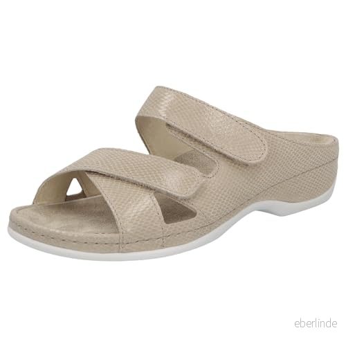 Berkemann dam Felia tofflor, Beige Shiny, 35.5 EU 4049261920227