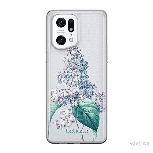ERT GROUP mobiltelefonfodral för Oppo FIND X5 PRO originalt och officiellt licensierat Babaco mönster Flowers 024 optimalt anpassad till formen på mobiltelefonen, gedeeltelijk transparant 5905511411749