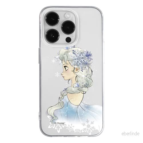 ERT GROUP mobiltelefonfodral för Apple Iphone 14 PRO originalt och officiellt licensierat Disney mönster Elsa 010 optimalt anpassad till formen på mobiltelefonen, gedeeltelijk transparant 5905131911773