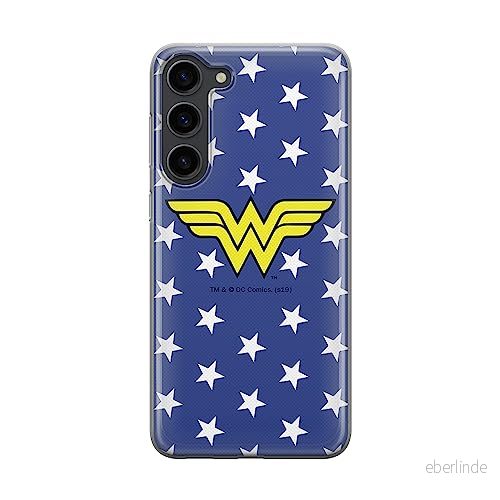 ERT GROUP mobiltelefonfodral för Samsung S23 PLUS originalt och officiellt licensierat DC mönster Wonder Woman 006 optimalt anpassad till formen på mobiltelefonen, fodral tillverkad av TPU plast 5905511446352