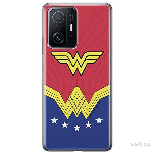 ERT GROUP mobiltelefonfodral för Xiaomi 11T 5G / PRO originalt och officiellt licensierat DC mönster Wonder Woman 008 anpassad till formen på mobiltelefonen, fodral tillverkad av TPU plast 5904805563300