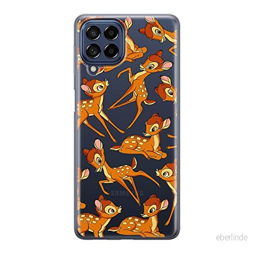 ERT GROUP mobiltelefonfodral för Samsung M53 5G originalt och officiellt licensierat Disney mönster Bambi 017 optimalt anpassad till formen på mobiltelefonen, gedeeltelijk transparant 5905511392796