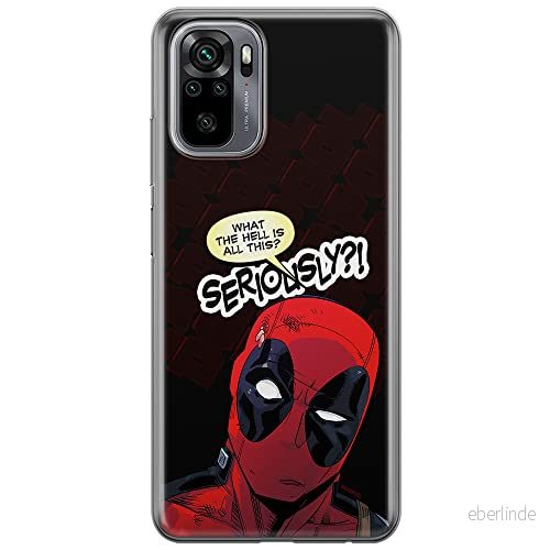 ERT GROUP mobiltelefonfodral för Xiaomi REDMI NOTE 10/ 10S originalt och officiellt licensierat Marvel mönster Deadpool 010 anpassad till formen på mobiltelefonen, fodral tillverkad av TPU plast 5903537192475