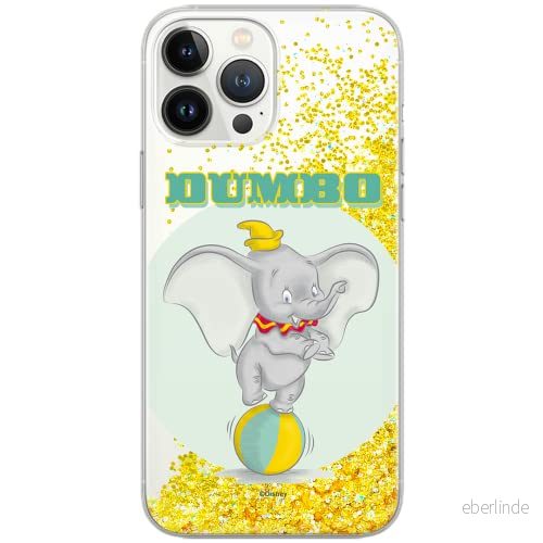 ERT GROUP mobiltelefonfodral för Apple Iphone 12 PRO MAX originalt och officiellt licensierat Disney mönster Dumbo 006 Vit optimalt anpassad till formen på mobiltelefonen, med glitter overflow effekt 5903040382783