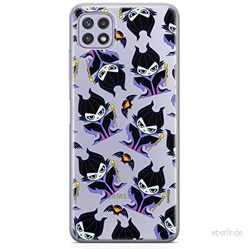 ERT GROUP mobiltelefonfodral för Samsung A22 5G originalt och officiellt licensierat Disney mönster Maleficent 004 optimalt anpassad till formen på mobiltelefonen, gedeeltelijk transparant 5905131485212