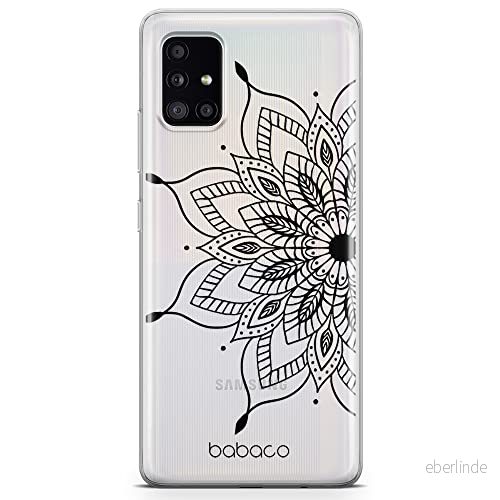 ERT GROUP mobiltelefonfodral för Samsung A51 5G originalt och officiellt licensierat Babaco mönster Mandalas 004 Vit optimalt anpassad till formen på mobiltelefonen, gedeeltelijk transparant 5904805828256