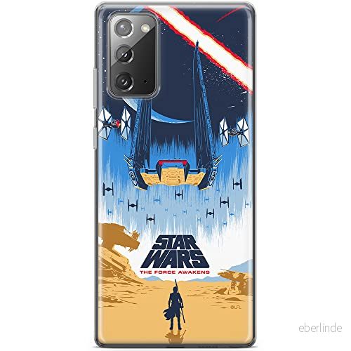 ERT GROUP mobiltelefonfodral för Samsung GALAXY NOTE 20 originalt och officiellt licensierat Star Wars mönster 034 optimalt anpassad till formen på mobiltelefonen, fodral tillverkad av TPU plast 5903040456552
