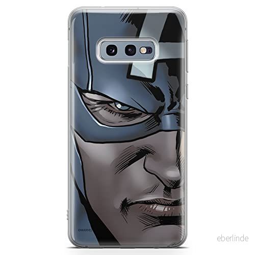 ERT GROUP mobiltelefonfodral för Samsung S10e originalt och officiellt licensierat Marvel mönster Captain America 020 optimalt anpassad till formen på mobiltelefonen, fodral tillverkad av TPU plast 5902980112641