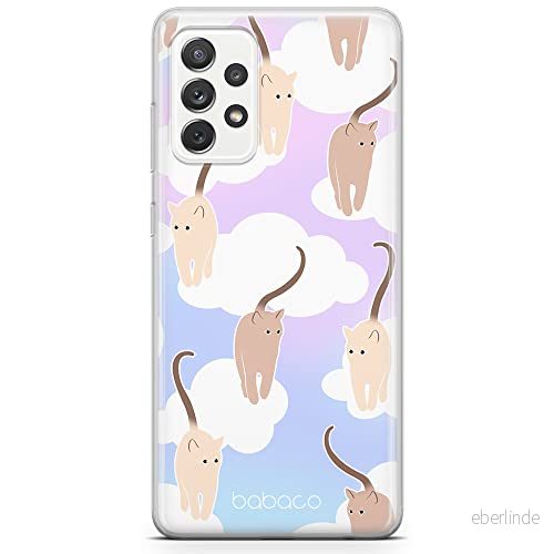ERT GROUP mobiltelefonfodral för Samsung A53 5G originalt och officiellt licensierat Babaco mönster Cats 015 optimalt anpassad till formen på mobiltelefonen, fodral tillverkad av TPU plast 5905131073471