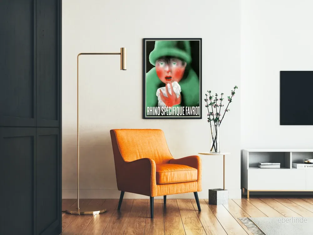 Vintageposter Rhinofaryngit Specifik Favrot - Bild 2