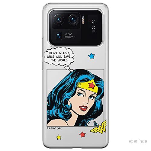 ERT GROUP mobiltelefonfodral för Xiaomi MI 11 ULTRA originalt och officiellt licensierat DC mönster Wonder Woman 028 optimalt anpassad till formen på mobiltelefonen, gedeeltelijk transparant 5903932944273
