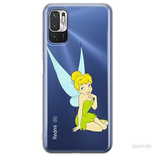 ERT GROUP mobiltelefonfodral för Xiaomi REDMI NOTE 10 5G / POCO M3 PRO originalt och officiellt licensierat Disney mönster Tinker Bell 005, gedeeltelijk transparant 5905131133427