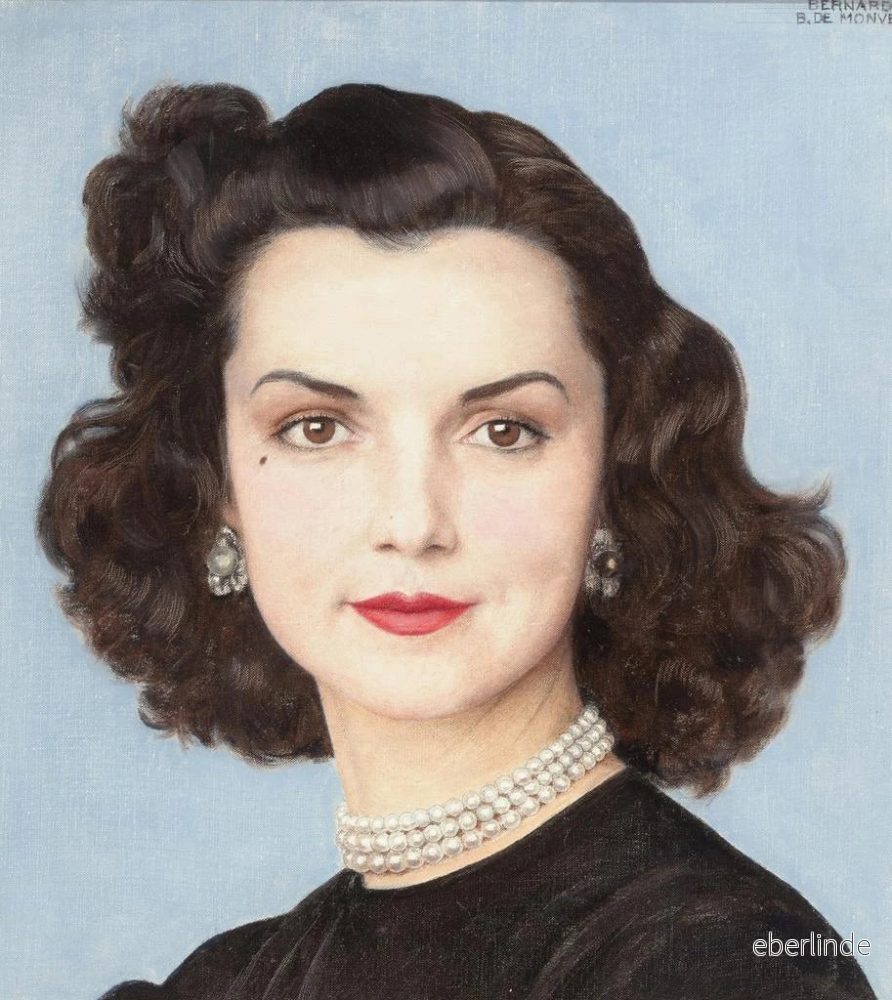 Målning Portrait de Brenda Frazier - Bernard Boutet de Monvel | Konsttryck - Bild 2
