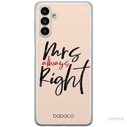 ERT GROUP mobiltelefonfodral för Samsung A13 5G/A04S originalt och officiellt licensierat Babaco mönster Mrs Right 001 optimalt anpassad till formen på mobiltelefonen, fodral tillverkad av TPU plast 5904805573163