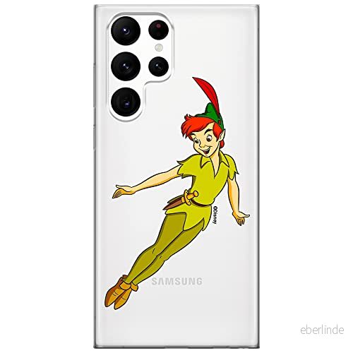 ERT GROUP mobiltelefonfodral för Samsung S22 ULTRA originalt och officiellt licensierat Disney mönster Peter Pan 001 optimalt anpassad till formen på mobiltelefonen, gedeeltelijk transparant 5905131145819