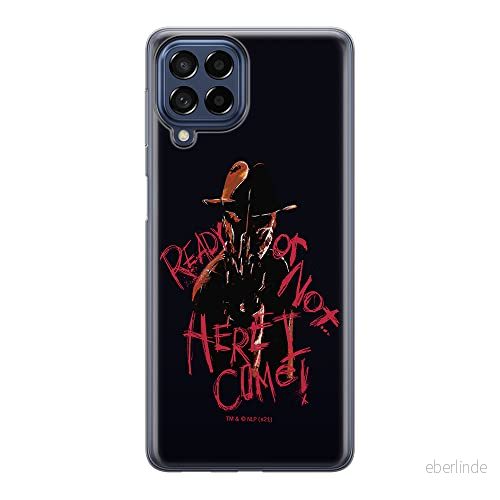 ERT GROUP mobiltelefonfodral för Samsung M33 5G originalt och officiellt licensierat Horror mönster Nightmare of Elm Street 007 anpassad till formen på mobiltelefonen, fodral tillverkad av TPU plast 5905511355609