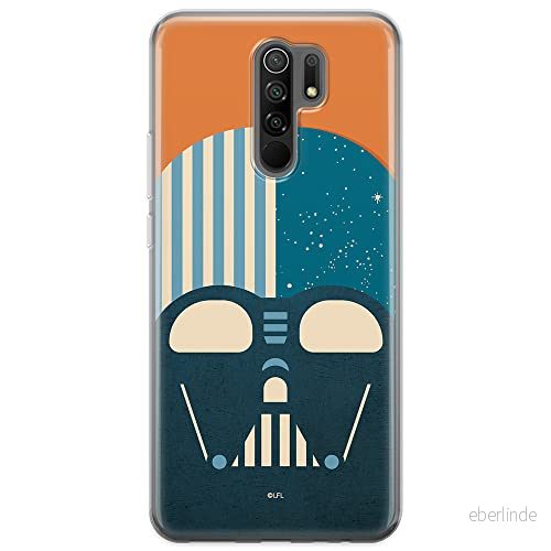 ERT GROUP mobiltelefonfodral för Xiaomi REDMI 9 originalt och officiellt licensierat Star Wars mönster Darth Vader 025 optimalt anpassad till formen på mobiltelefonen, fodral tillverkad av TPU plast 5903040308103
