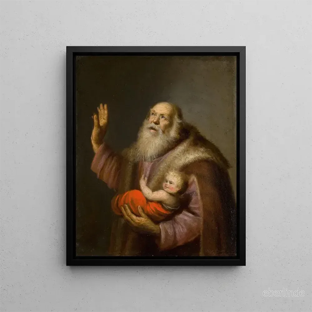 Målning Siméon och barnet Jesus - Anonym | Konsttryck