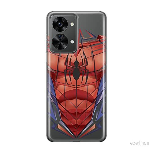 ERT GROUP mobiltelefonfodral för Oneplus NORD 2T 5G originalt och officiellt licensierat Marvel mönster Spider Man 005 optimalt anpassad till formen på mobiltelefonen, gedeeltelijk transparant 5905511280093