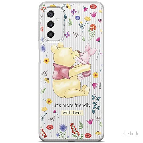 ERT GROUP mobiltelefonfodral för Samsung M52 5G originalt och officiellt licensierat Disney mönster Winnie the Pooh and friends 030 anpassad till formen på mobiltelefonen, gedeeltelijk transparant 5904805486326