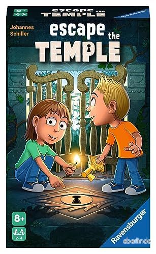 Ravensburger 20963 Escape the temple Brädspel för barn från 8 år, familjespel och vuxna, klassiker 2 4 spelare 4005556209637
