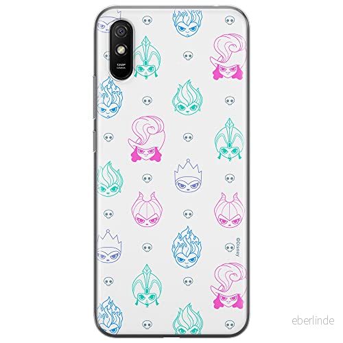 ERT GROUP mobiltelefonfodral för Xiaomi REDMI 9A originalt och officiellt licensierat Disney mönster Villains 006 optimalt anpassad till formen på mobiltelefonen, fodral tillverkad av TPU plast 5905131383037