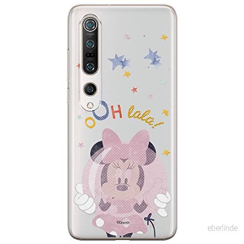 ERT GROUP mobiltelefonfodral för Xiaomi MI 10 / PRO originalt och officiellt licensierat Disney mönster Minnie 046 optimalt anpassad till formen på mobiltelefonen, gedeeltelijk transparant 5903537168517