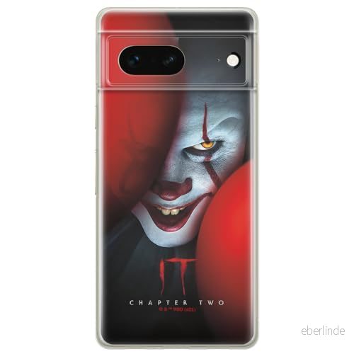 ERT GROUP mobiltelefonfodral för Google PIXEL 7 originalt och officiellt licensierat Horror mönster It 019 optimalt anpassad till formen på mobiltelefonen, fodral tillverkad av TPU plast 5905795152338