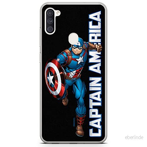 ERT GROUP mobiltelefonfodral för Samsung A03S originalt och officiellt licensierat Marvel mönster Captain America 030 optimalt anpassad till formen på mobiltelefonen, fodral tillverkad av TPU plast 5904805324499