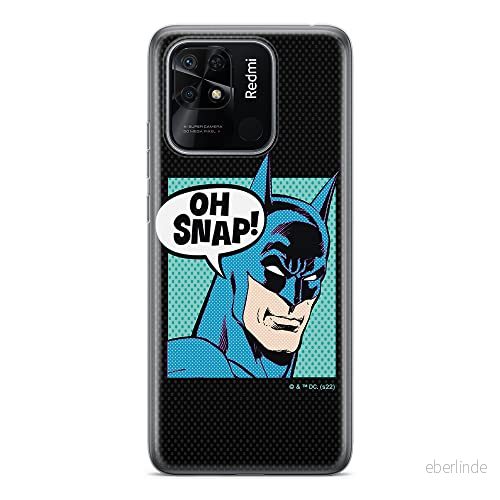 ERT GROUP mobiltelefonfodral för Xiaomi REDMI 10C originalt och officiellt licensierat DC mönster Batman 038 optimalt anpassad till formen på mobiltelefonen, fodral tillverkad av TPU plast 5905511551834