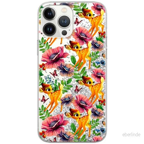 ERT GROUP mobiltelefonfodral för Apple Iphone 7/8/ SE 2/ 3 originalt och officiellt licensierat Disney mönster Bambi 015 Vit anpassad till formen på mobiltelefonen, med glitter overflow effekt 5904805377181
