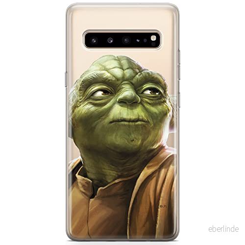 ERT GROUP Mobiltelefonskal för Samsung S10 5G original och officiellt licensierad Star Wars mönster Yoda 006 optimalt anpassad till mobiltelefonens form, delvis transparent 5904805506017